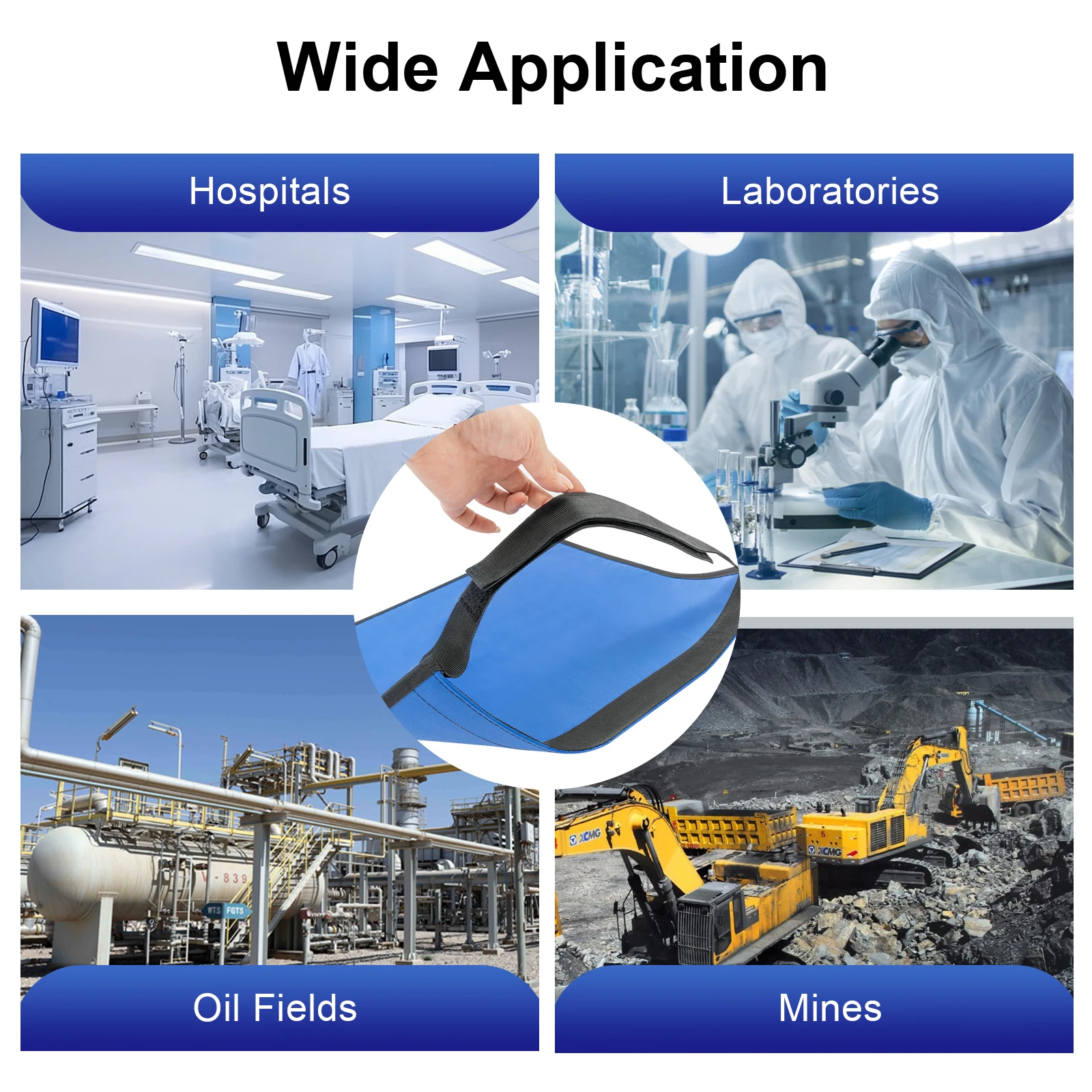 Xlab Medical - نصف مريلة واقية من الرصاص 45×45