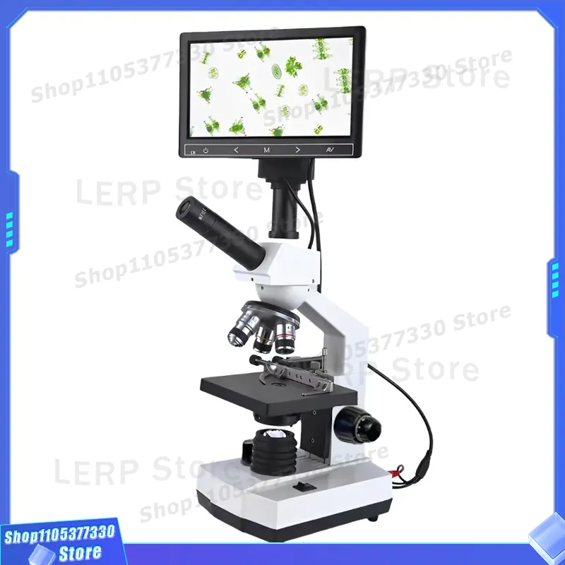 Medical Lab Years - مجهر بيولوجي رقمي 400X مع شاشة