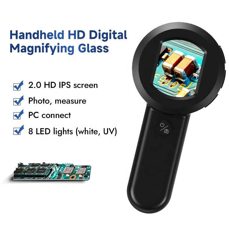 Digital Microscope - عدسة مكبرة رقمية 100X HM020 مع