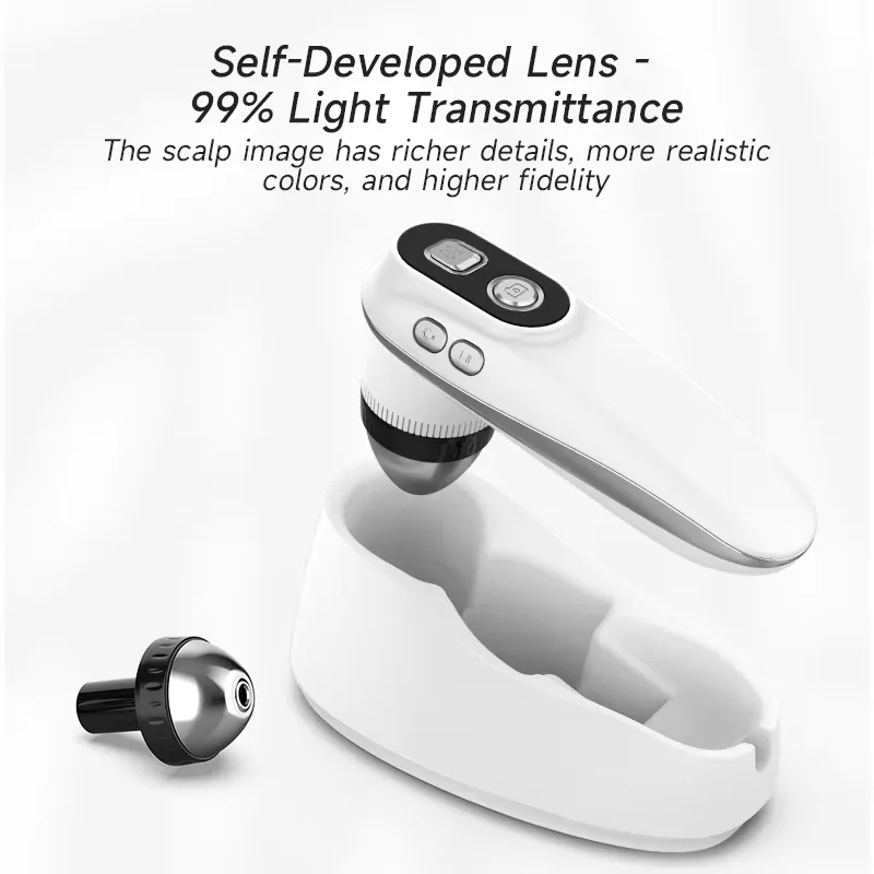 ميكروسكوب الشعر الرقمي بشاشة ل - مراجعة Digital Microscope وسعره